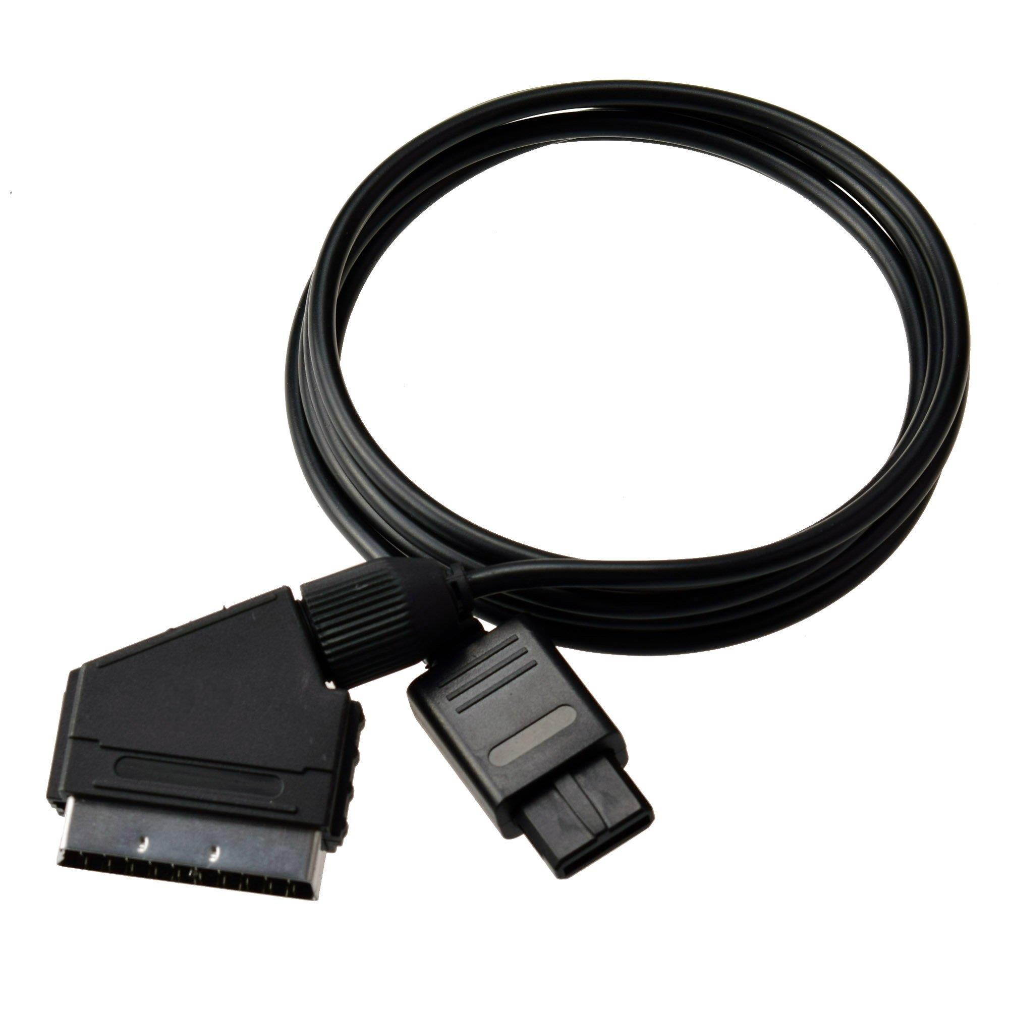 RGB Scart Cable Cord for SNES GameCube N64 NTSC