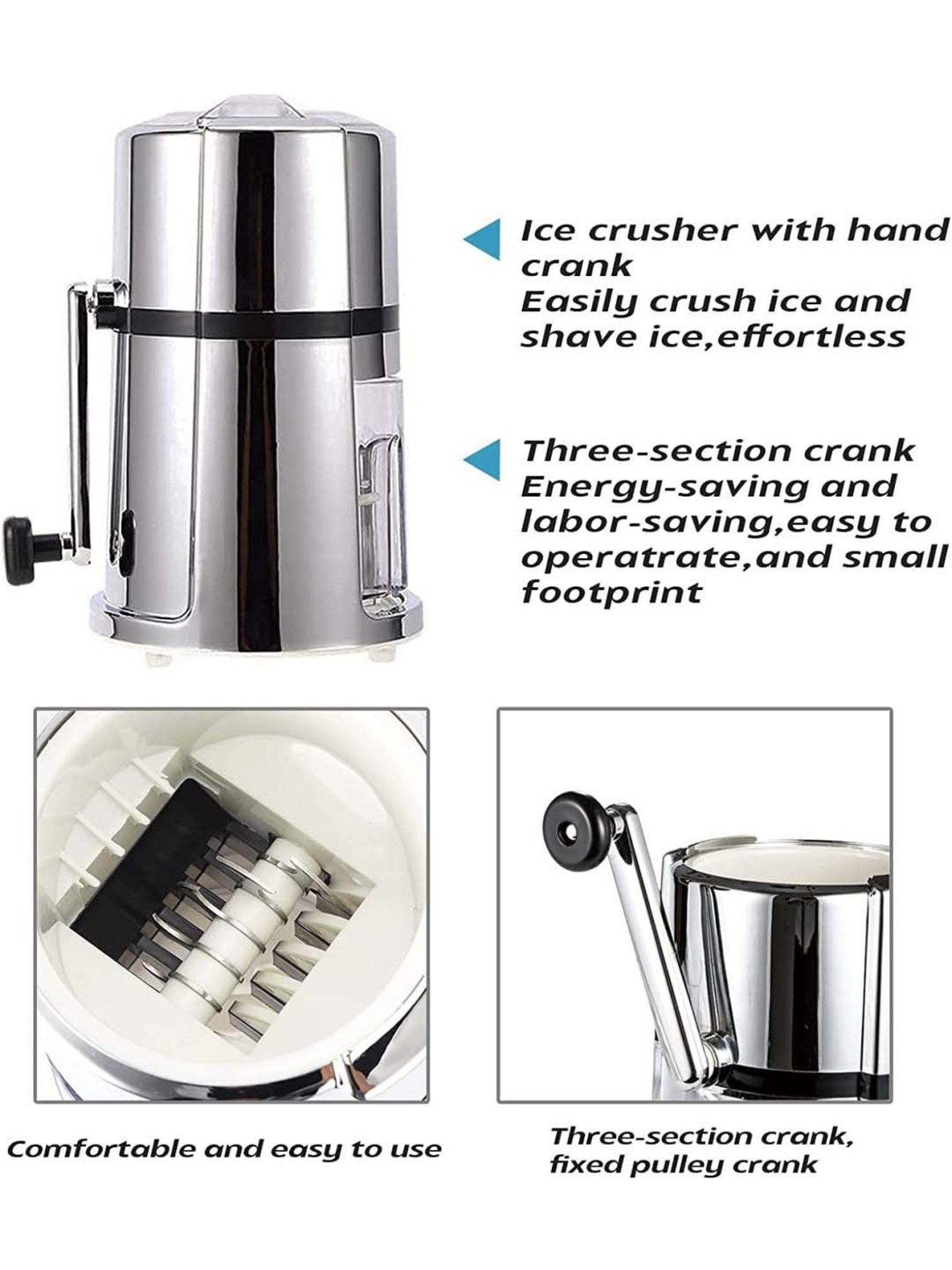 Meyer Stainless Steel Knife Sharpener 3 Stage Sharpening Tool for Kitchen