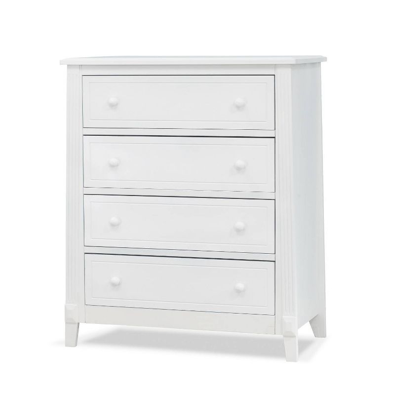 Sorelle Berkley 4 Drawer Chest Dresser White