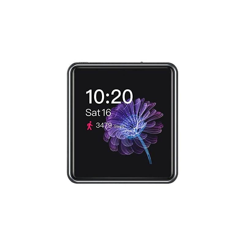 M5 AK4377 32bit /384kHz DAC chip Hi-Res Bluetooth Touch Screen MP3 Music Player with aptX/aptX HD/LDAC, USB Audio/DAC,Supports Calls and Sound Recordings(Titanium)