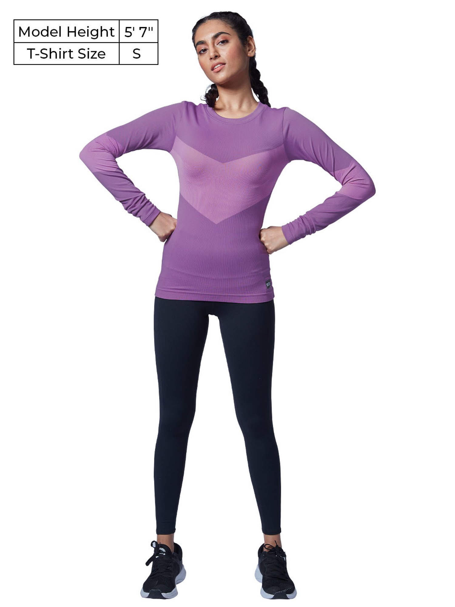 The Souled Store Purple Slim Fit T-Shirt