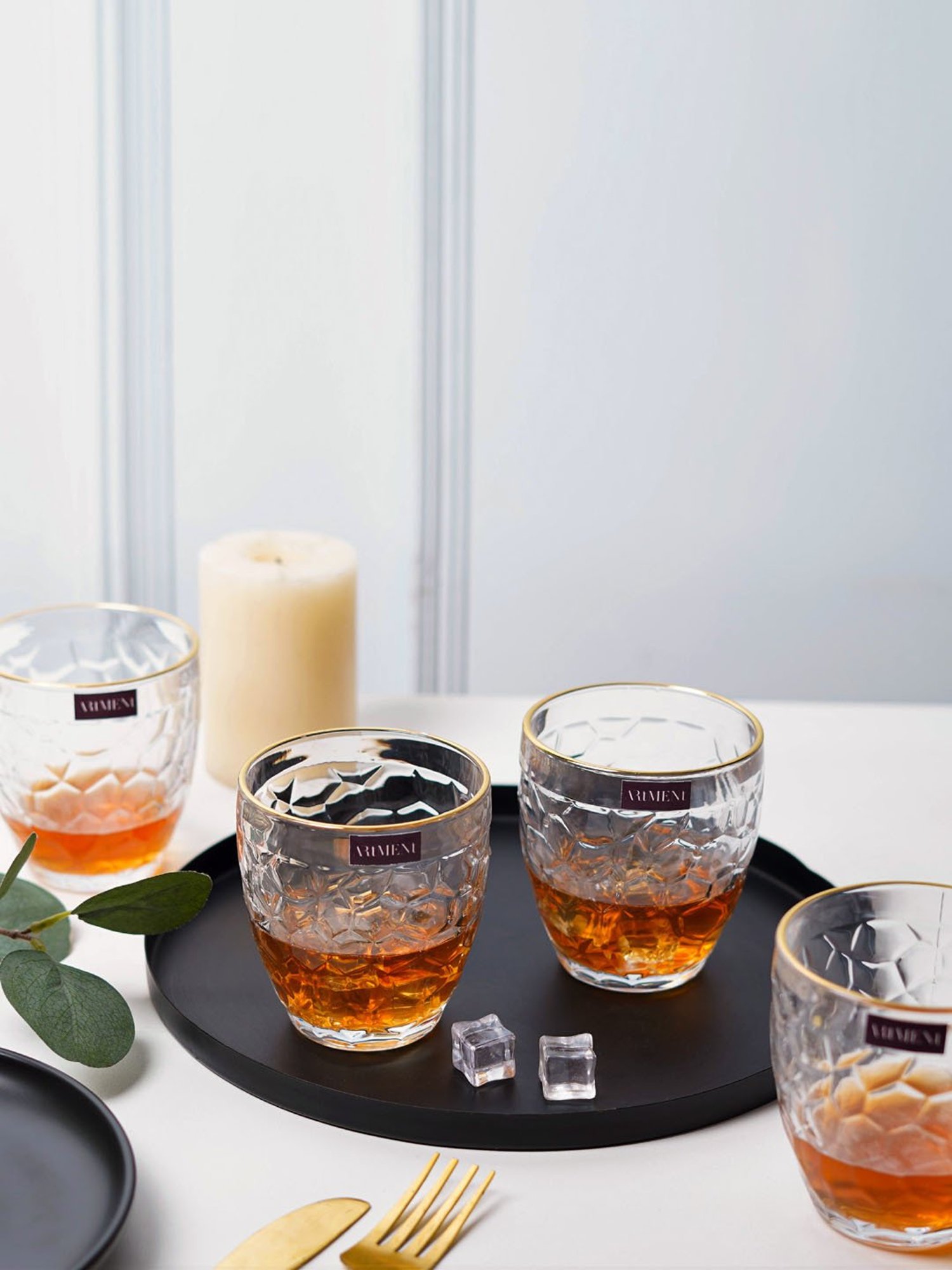 Mikasa Julie Transparent Glass Flute Glass (0.266 L) - Set of 4