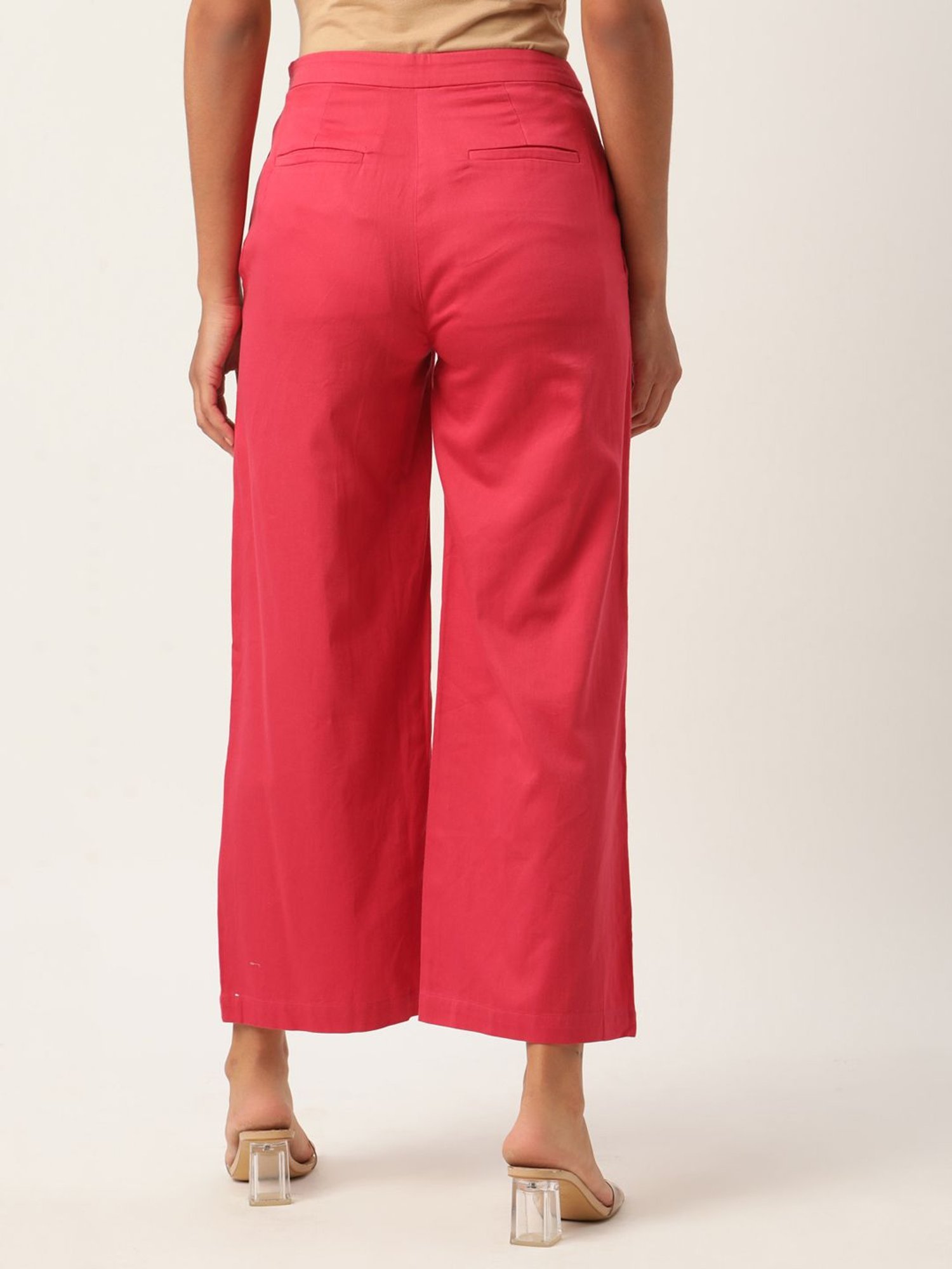 Rooted Rose Cotton Trousers