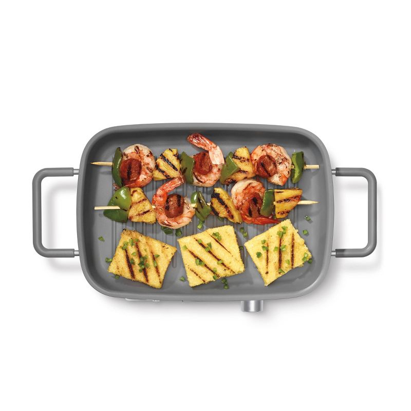 Cuisinart STACK5 Multifunctional Grill Slow Cook  Bake Saute and Steam - Cream and Gray - GR-M3