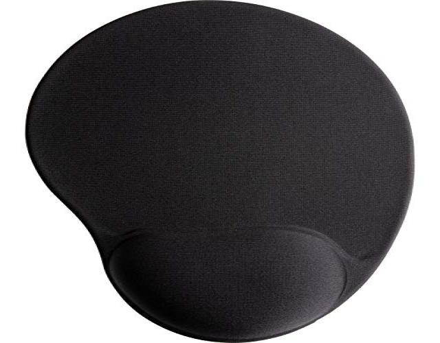 Compucessory Gel Mouse Pad - 9" x 10" x 1" Dimension - Black - 55151