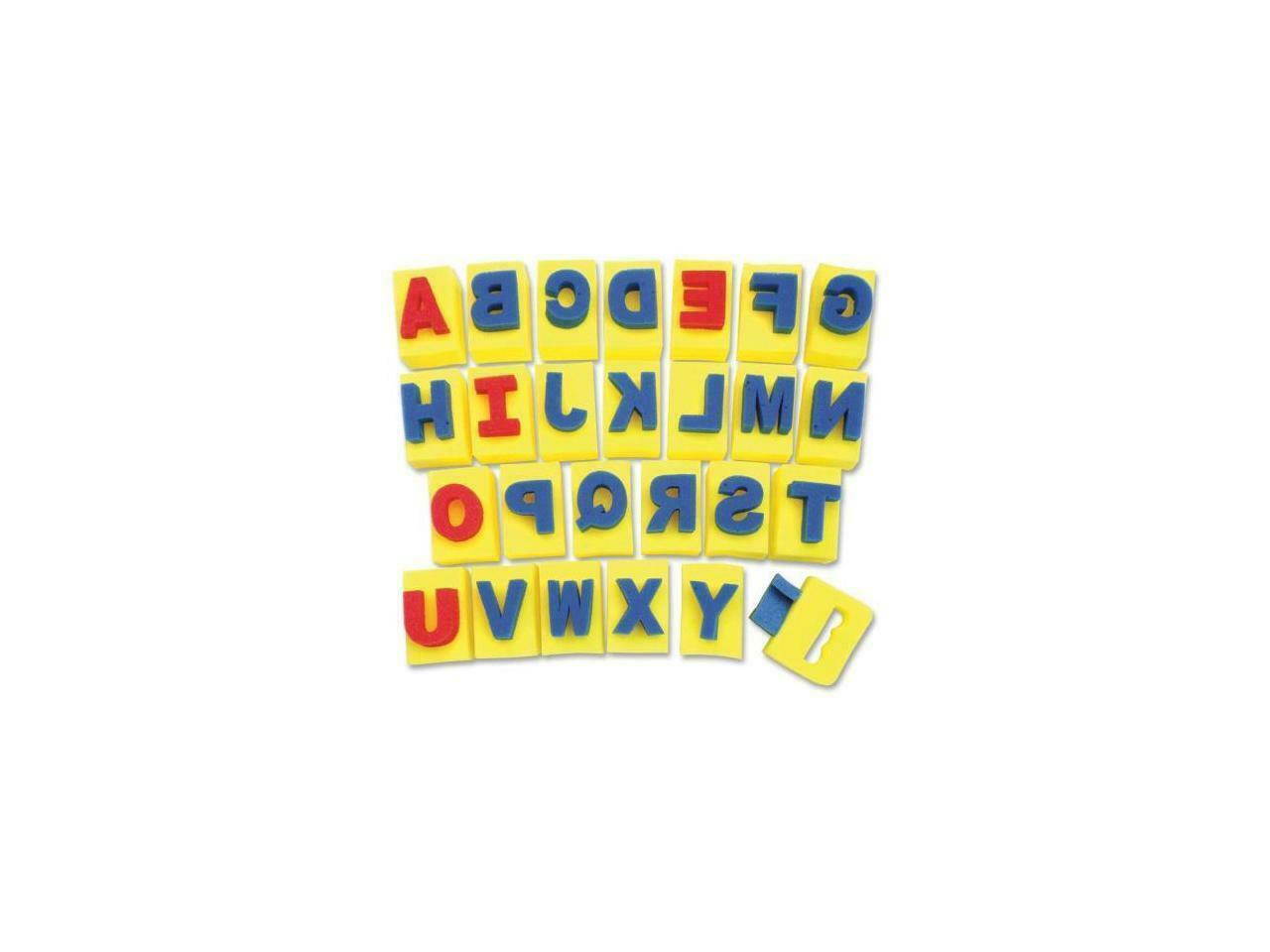ChenilleKraft Sponge A-Z Letters - 26 (Capital Letter) Shape - Washable - 2" Height x 2.93" Width x 2.31" Thickness - As