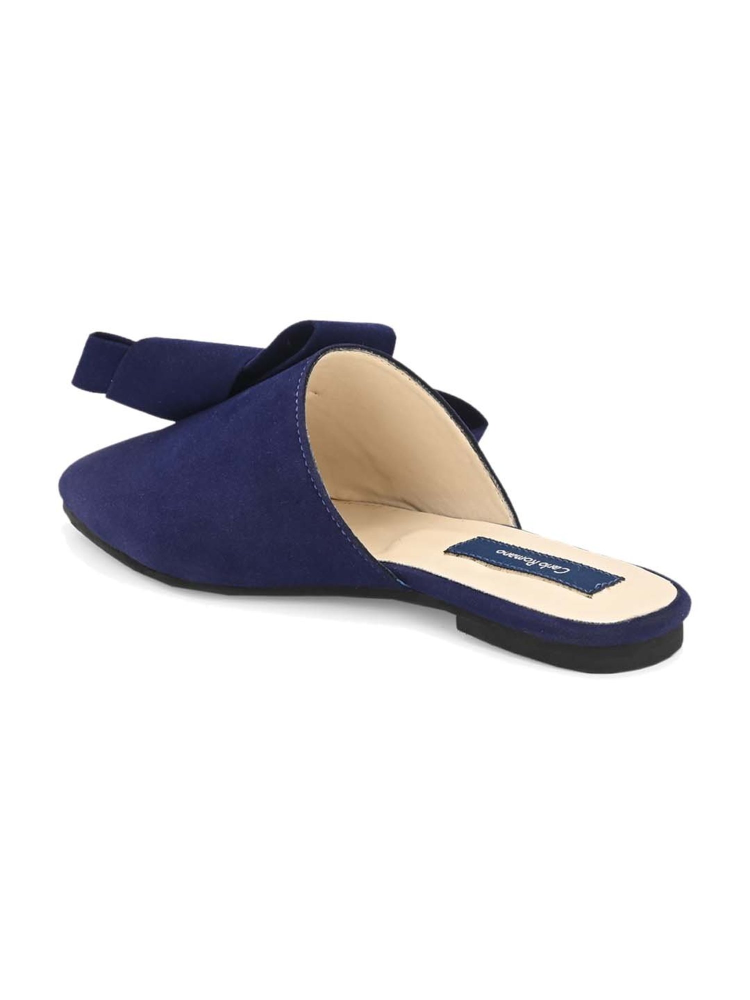 Carlo Romano Women's Blue Mule Shoes