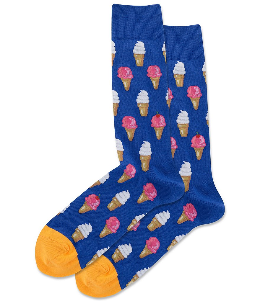 Hot Sox Ice Cream Crew Socks