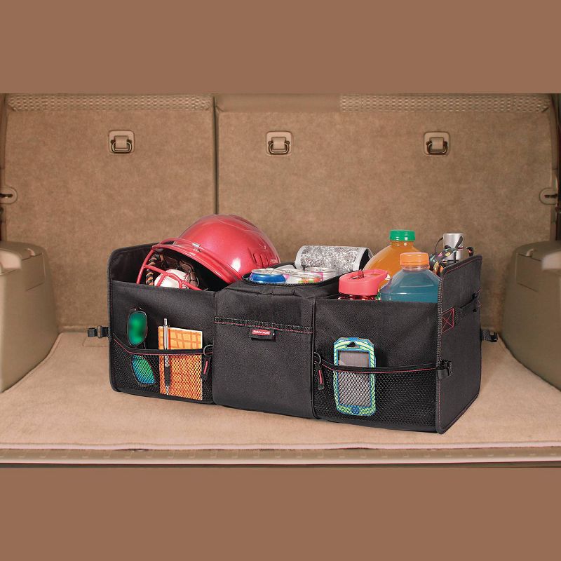 DU-HA 10410 Secure Under Seat Interior Heavy Duty Polyethylene Storage Organizer Compartment for Guns, Tools, and Valuables with Lockable Lid, Black