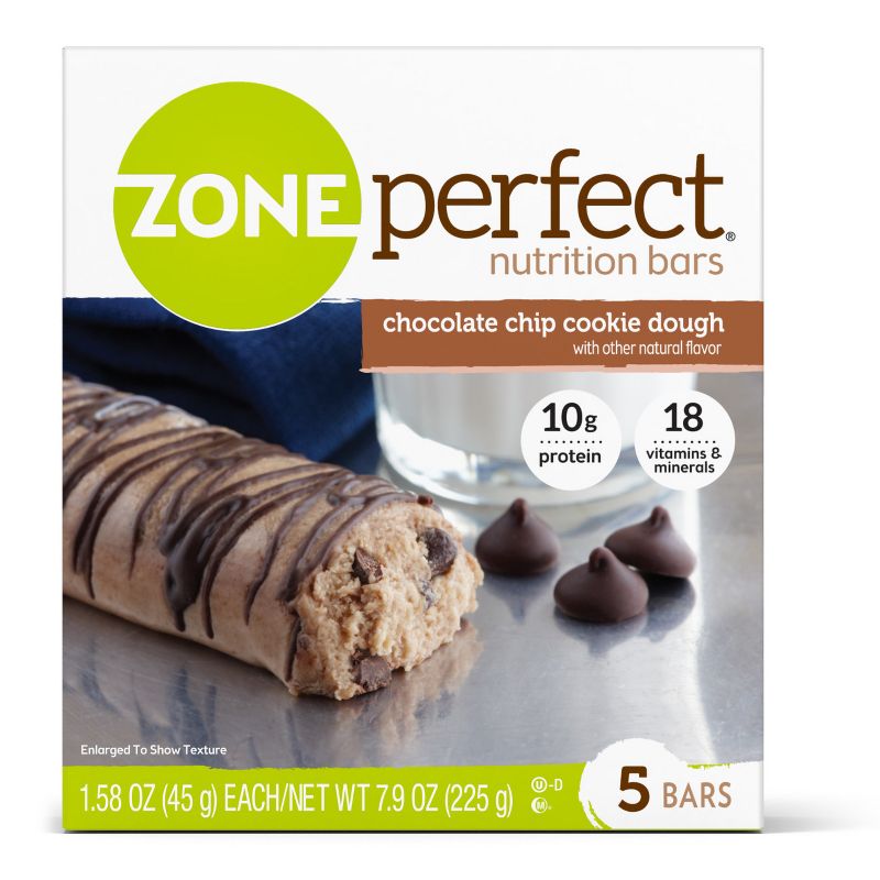 ZonePerfect Protein Bar Chocolate Chip Cookie Dough - 5 ct/7.9oz