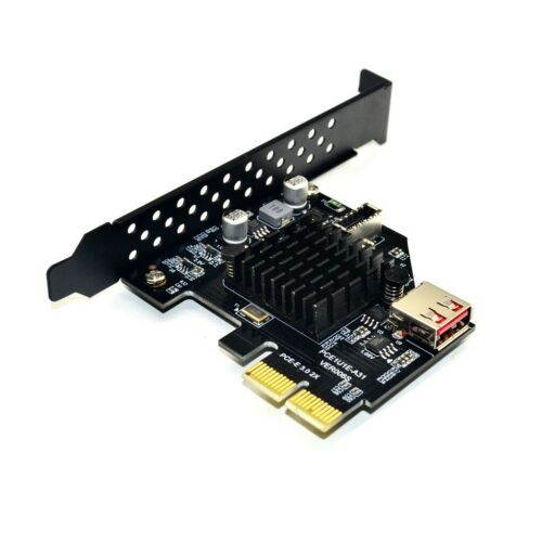 PCIe to USB3.1 Type E Front Panel Adapter Card PCI-e 2x USB3.1 GEN2 10G Card