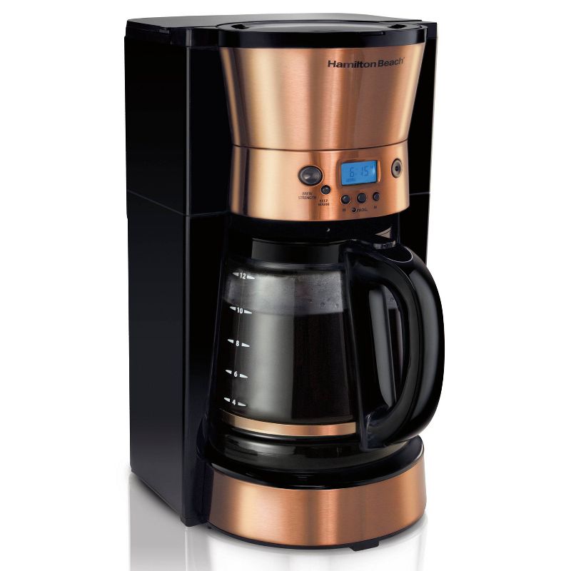 Hamilton Beach 12-Cup Coffee Maker - Copper