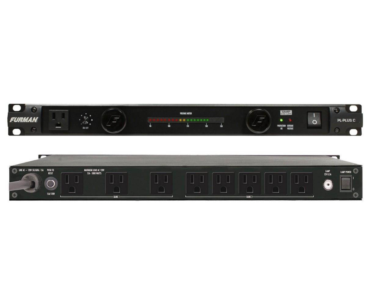Furman PL-Plus DMC 15-Amp Power Conditioner w/ Voltmeter & Ammeter