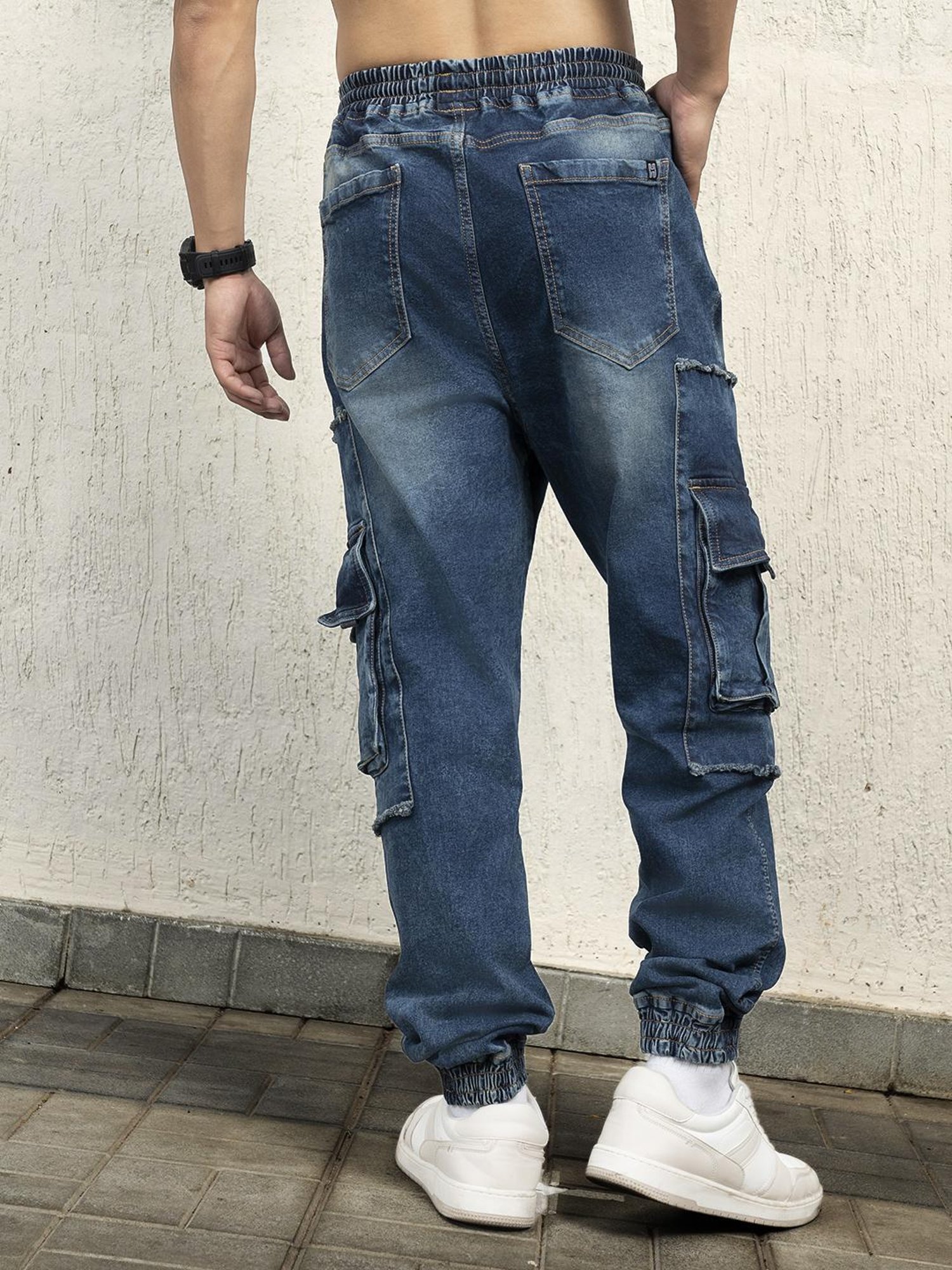 Hubberholme Men Cotton Long Sleeves Oversized Checked Double Pocket Shirt 141