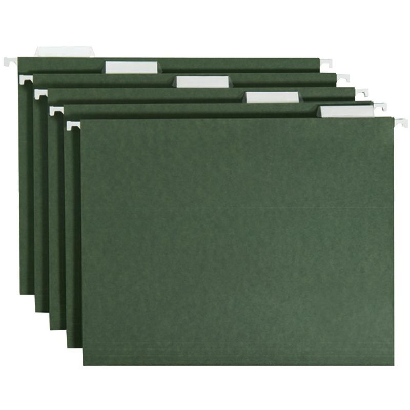 Tabbies File Pocket Handles 9-5/8 x 2 Green/White 48/Pack 68809