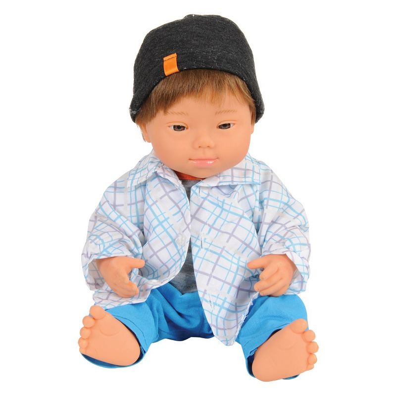 Miniland Boy and Girl Dolls with Down Syndrome - 15" Dolls With Outfits