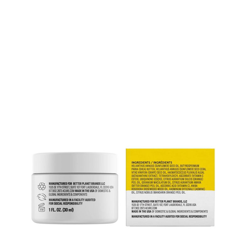 Acure Brightening Vitamin C Sunset Facial Serum - 1 fl oz