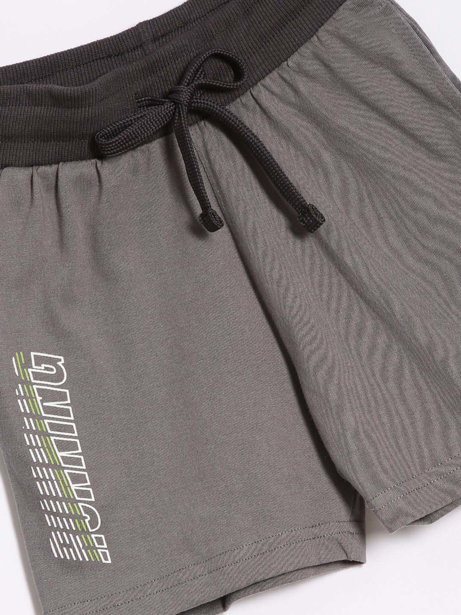 Dixcy Scott Originals Kids Frost Grey Cotton Printed Shorts