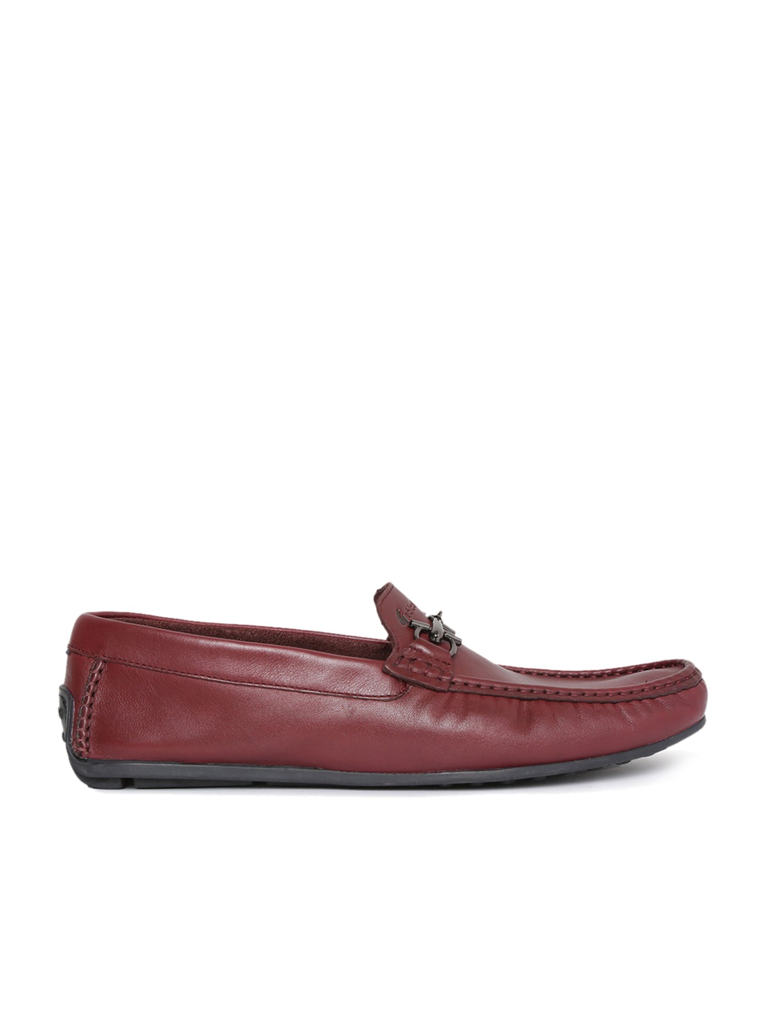Gabicci Men's Harrow G Burgundy Casual Loafers
