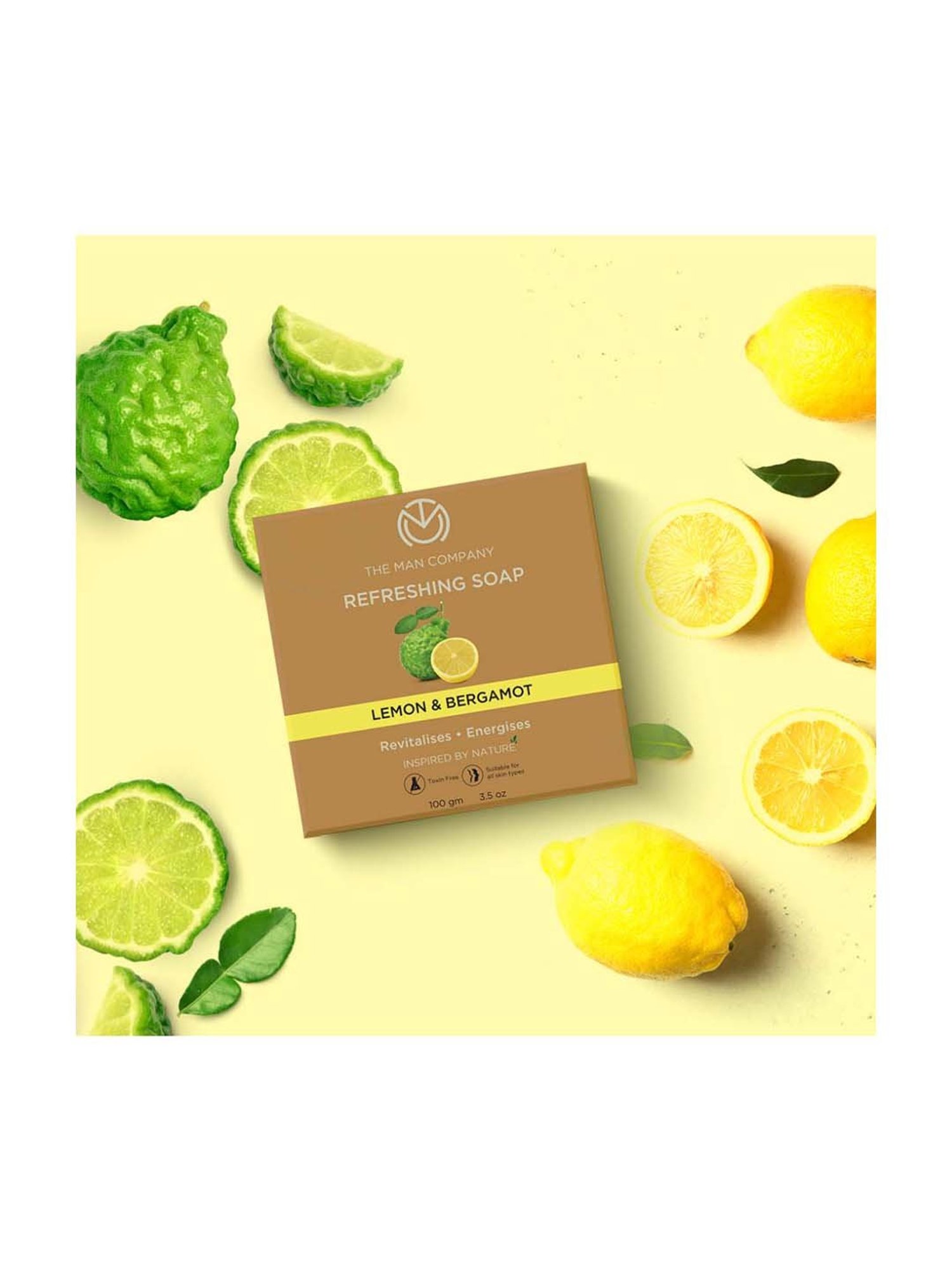 The Man Company Refreshing Soap for Men - (Pack of 2)