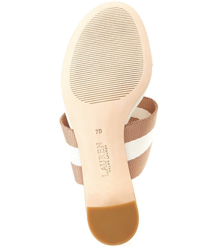 Lauren Ralph Lauren Whitfield Block Heel Dress Mules