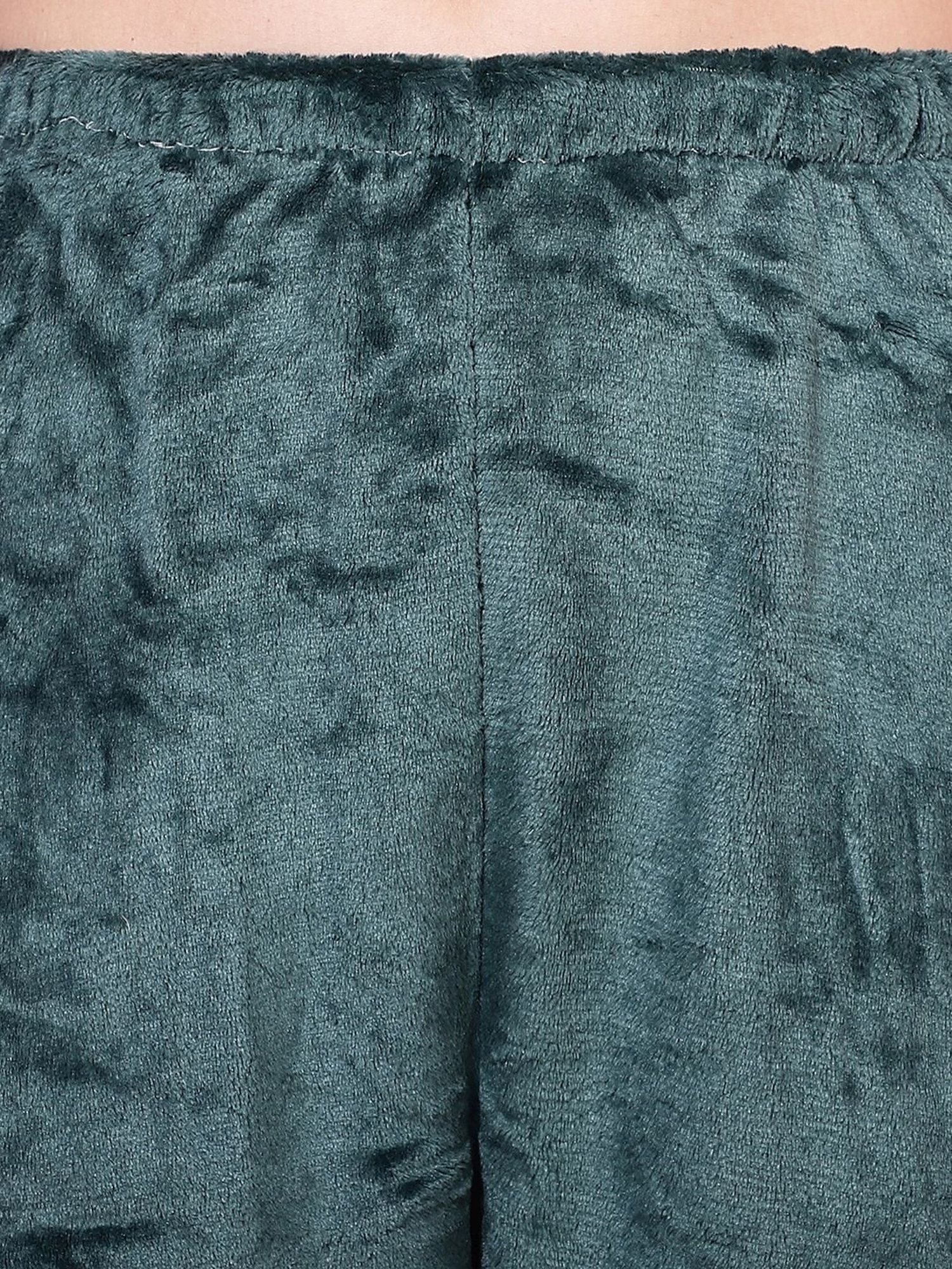 TAG 7 Green Printed T-Shirt Pyjama Set