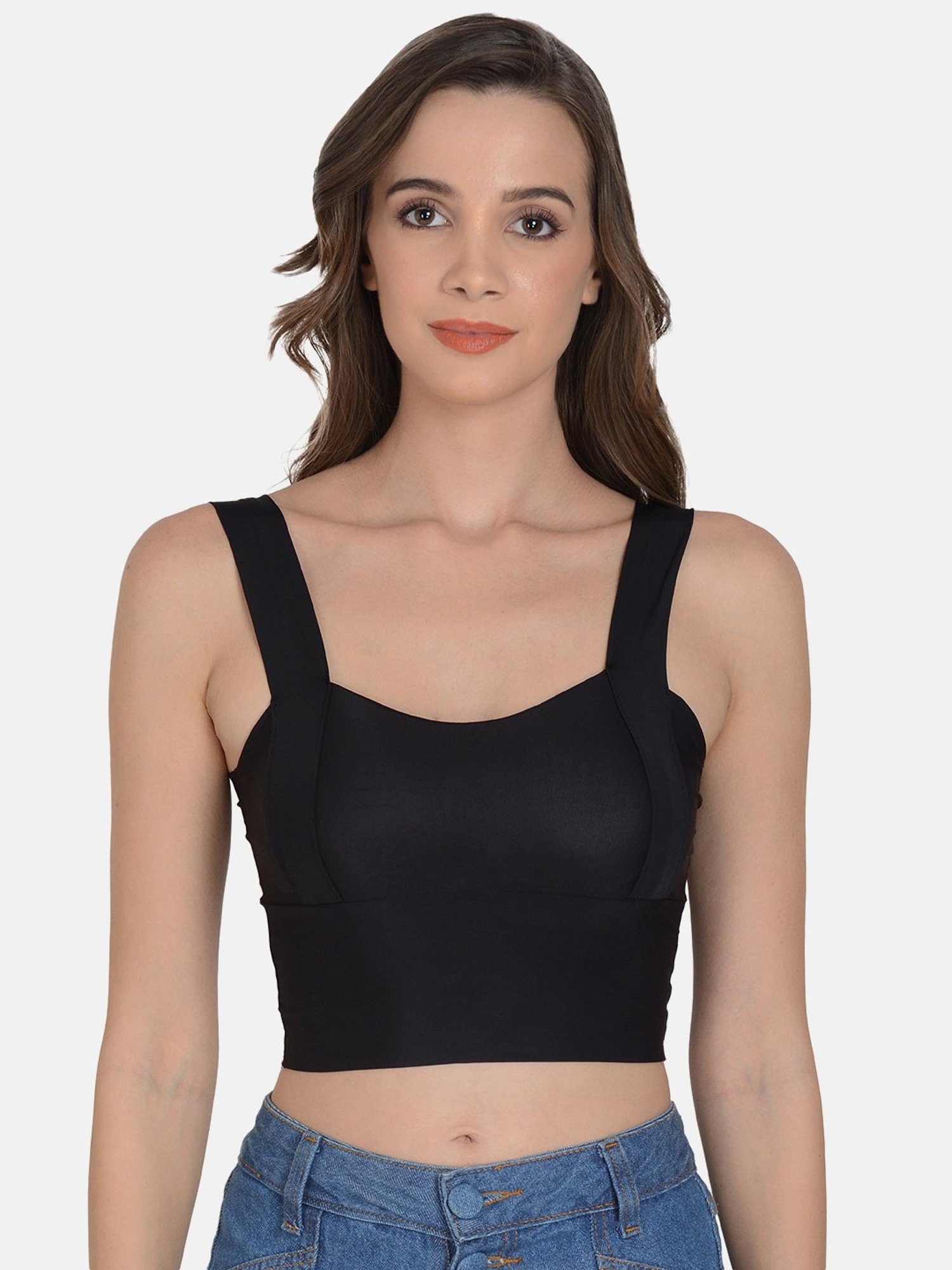 mod & shy Black Removable Padded Bralette Bra