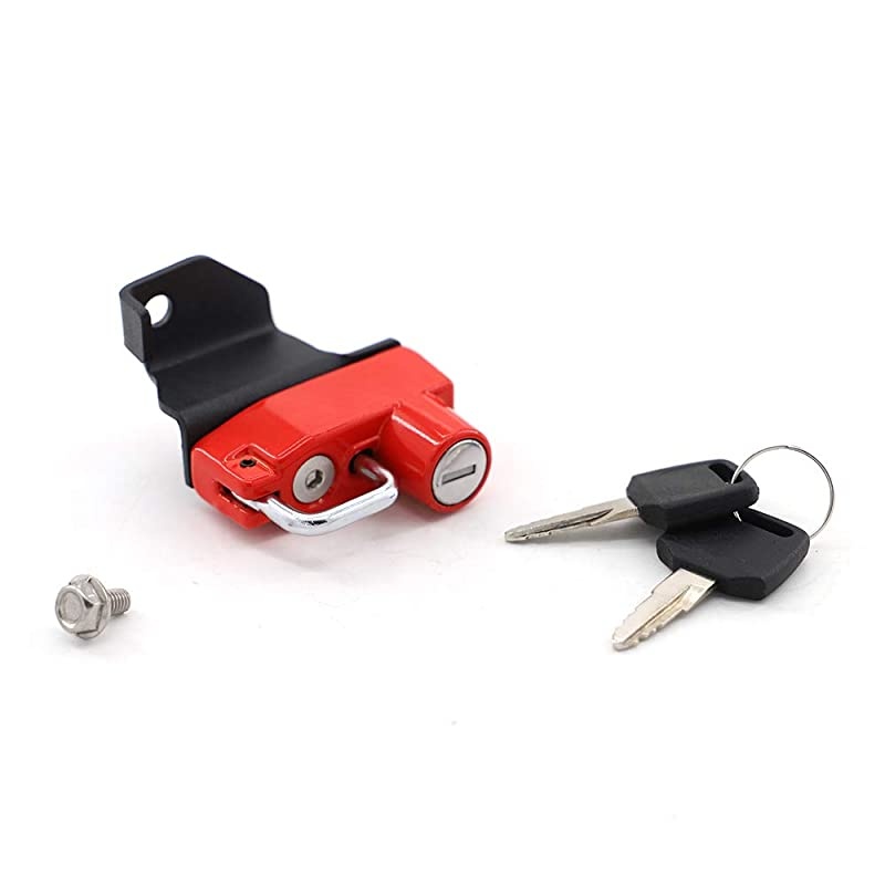 Helmet Lock Anti-Theft For Kawasaki Vulcan S/ABS EN650A 2015-2016 - Red