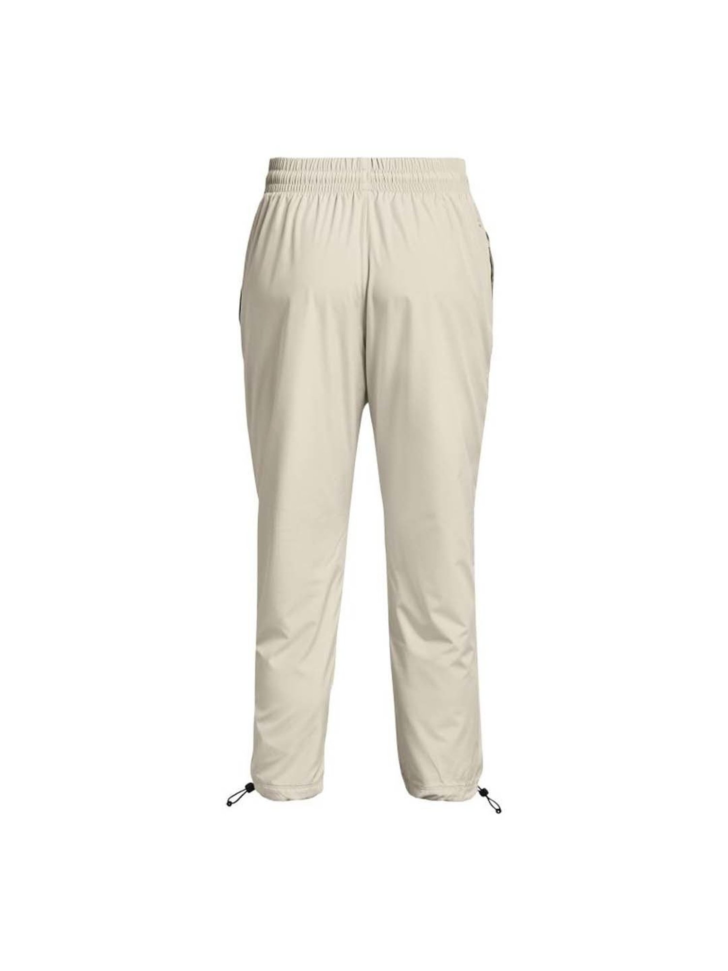 UNDER ARMOUR White Mid Rise Sports Track Pants