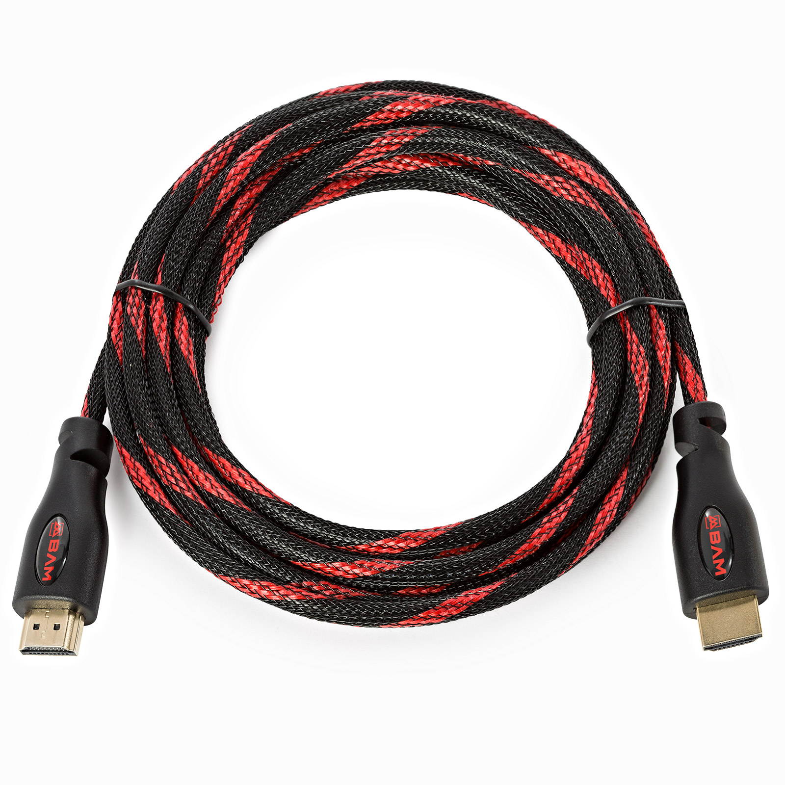 bam 3 pack high speed 4k hdmi cables  10 long