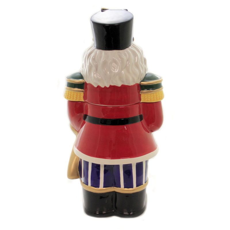 Tabletop 15.0" Nutcracker Cookie Jar Christmas Soldier Cosmos Gifts Corp.  -  Food Storage Containers