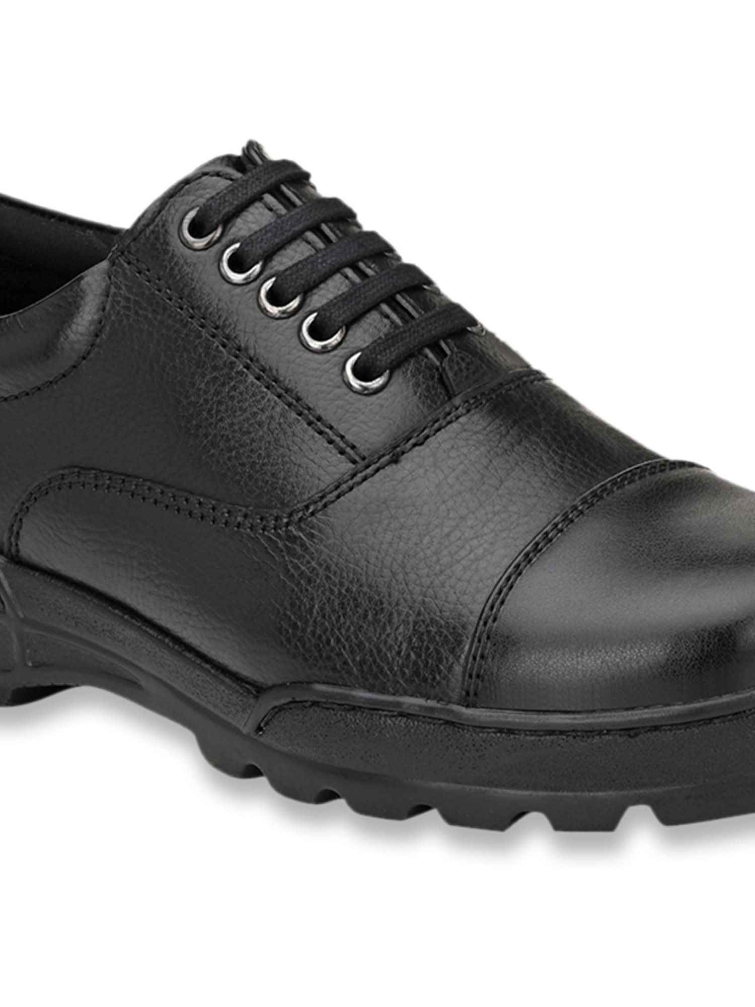 Delize Men's Black Oxford Shoes