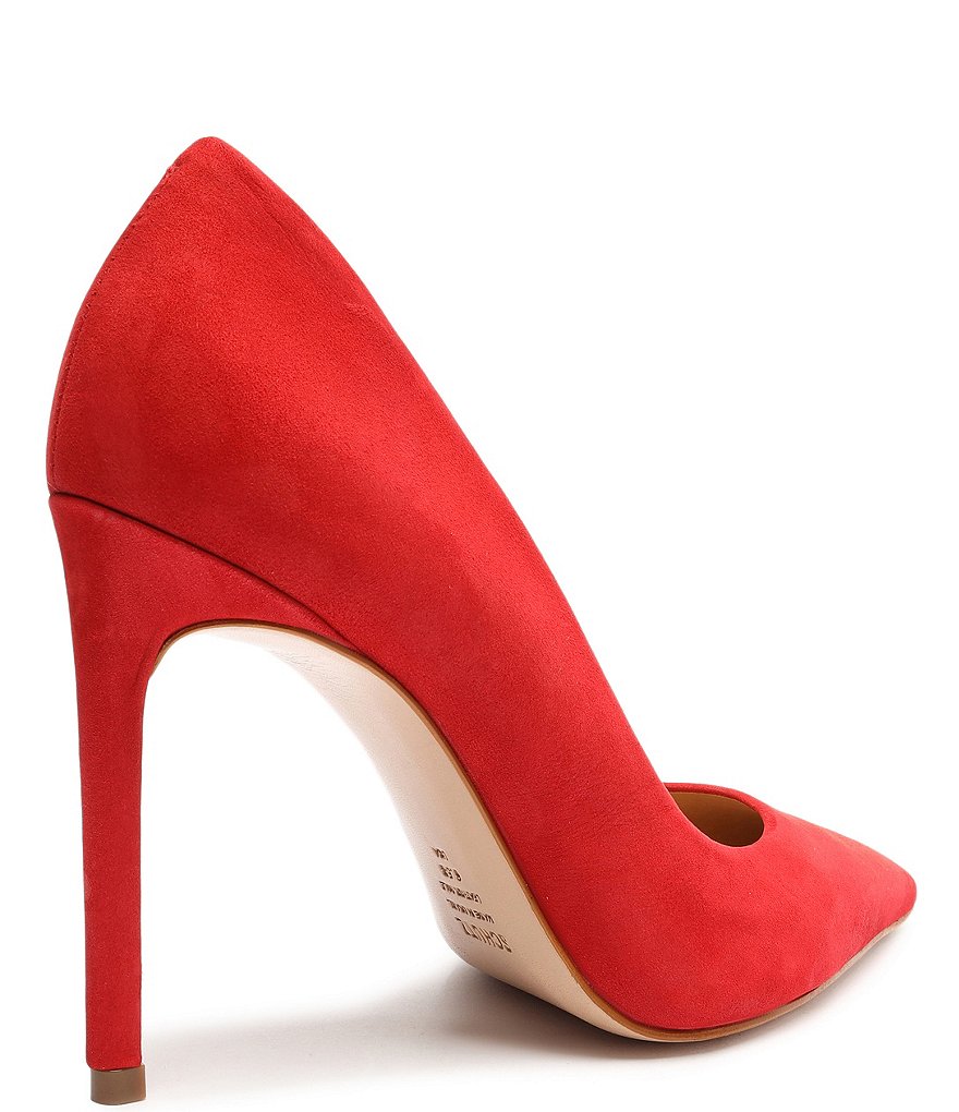 Schutz Lou Suede Pointed Toe Pumps