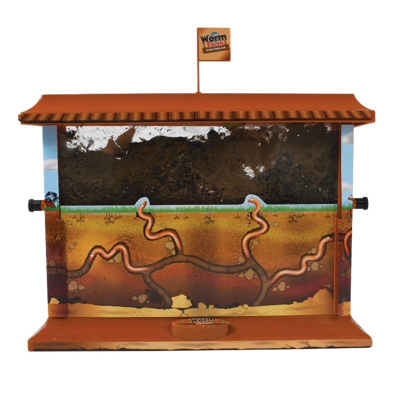 WILD! Science Worm Farm -STEM Kit for Kids Aged 6+ - Easy Assembly - Worm Farm, Colored Sand, Accessories and Education & Instruction Booklet