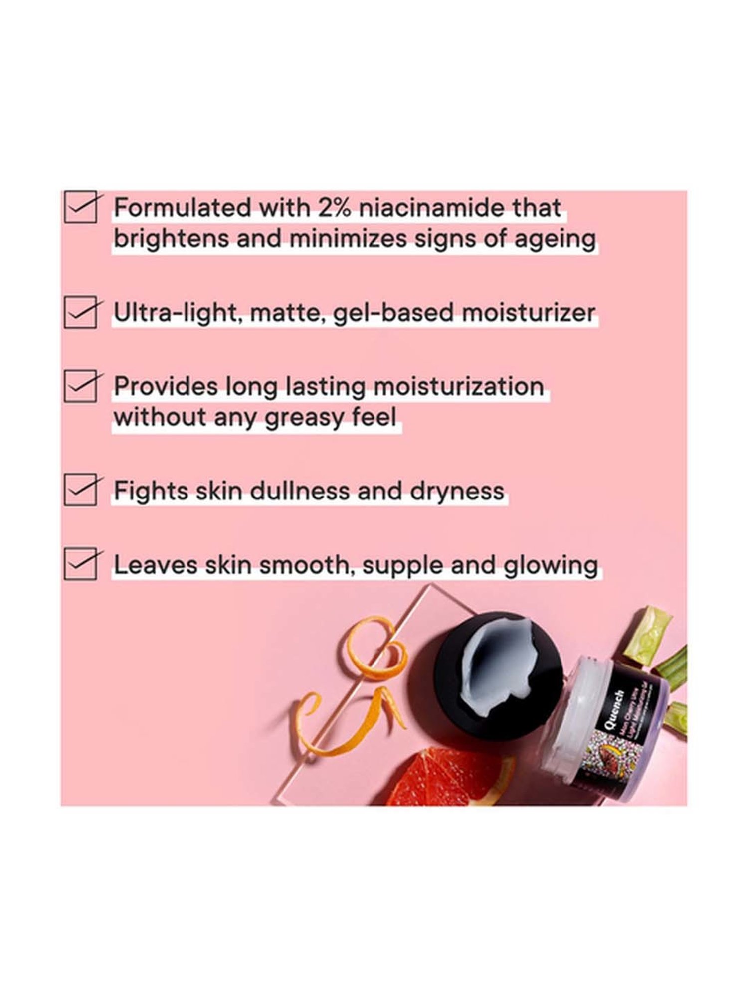 Quench Botanics Mon Cherry Ultra Light Moisturizing Gel - 50 ml