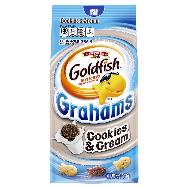 Pepperidge Farm Goldfish Cookies 'N Cream Grahams Snacks - 6.6oz
