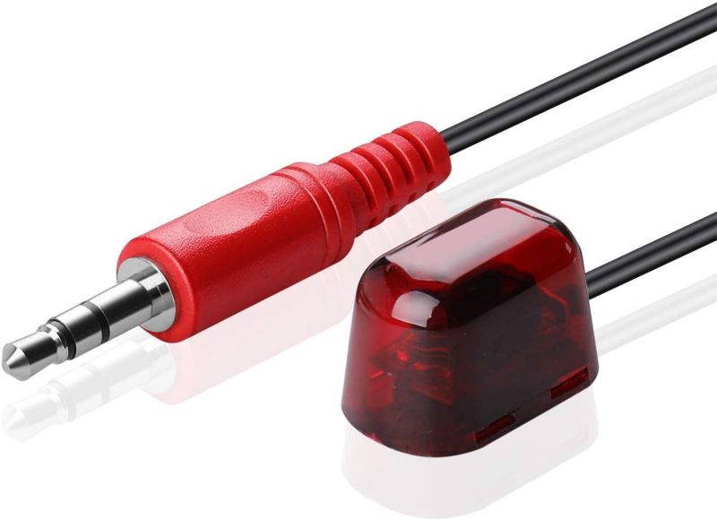 TNP Infrared Receiver Extender Cable 10FT - 38-56kHz Dual Band IR Sensor External Universal IR Receiver Extender Connector Extension Cord Wire Plug for Verizon FiOS, Arris, STB