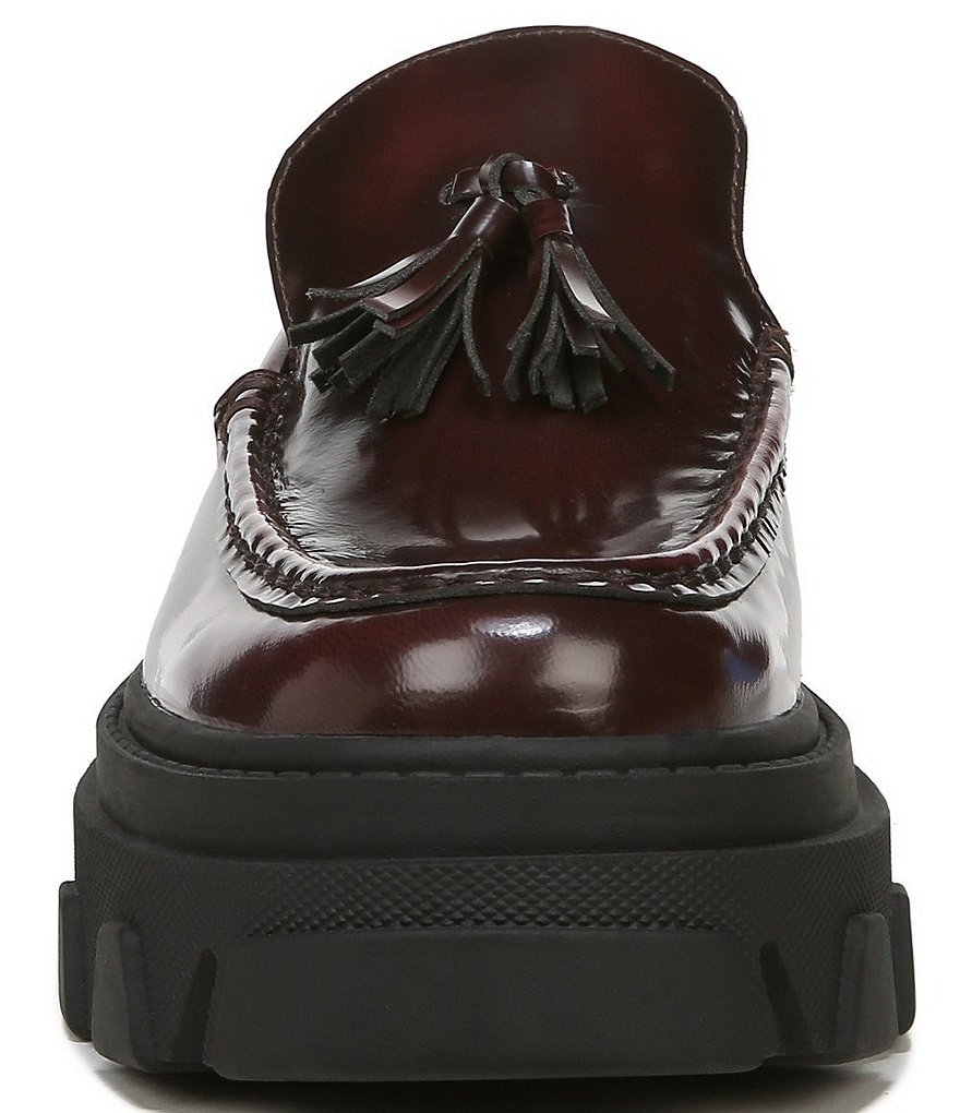 Sam Edelman Dandrea Lug Sole Leather Tassel Loafers