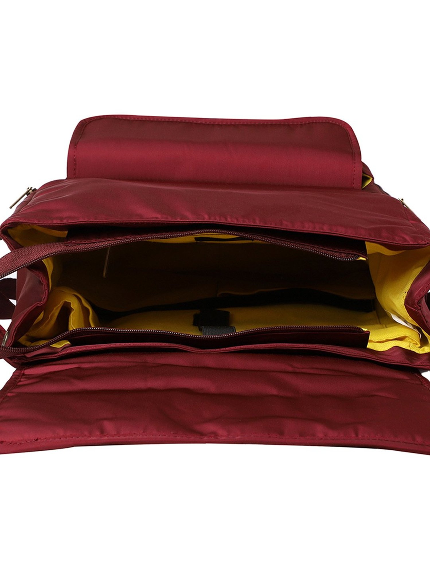 Mona B Maroon Large Laptop Backpack