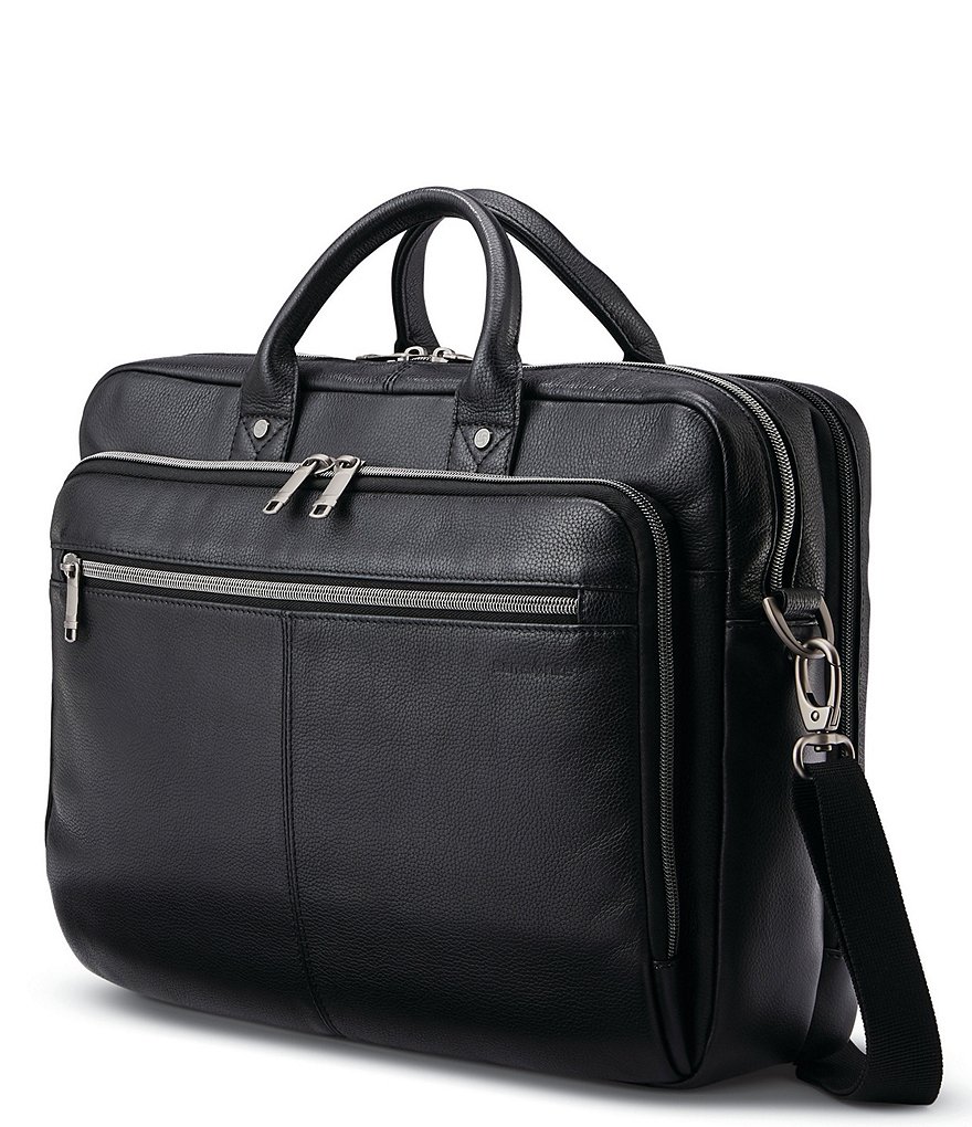 Samsonite Classic Leather Toploader Brief Case