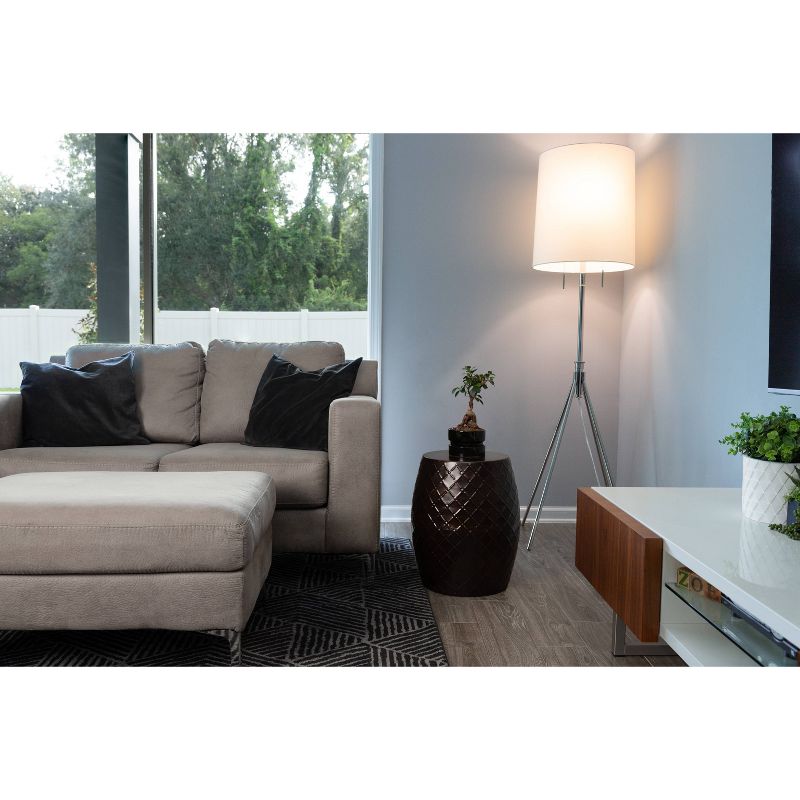 Fiber Clay Patio Garden Stool - Olivia & May