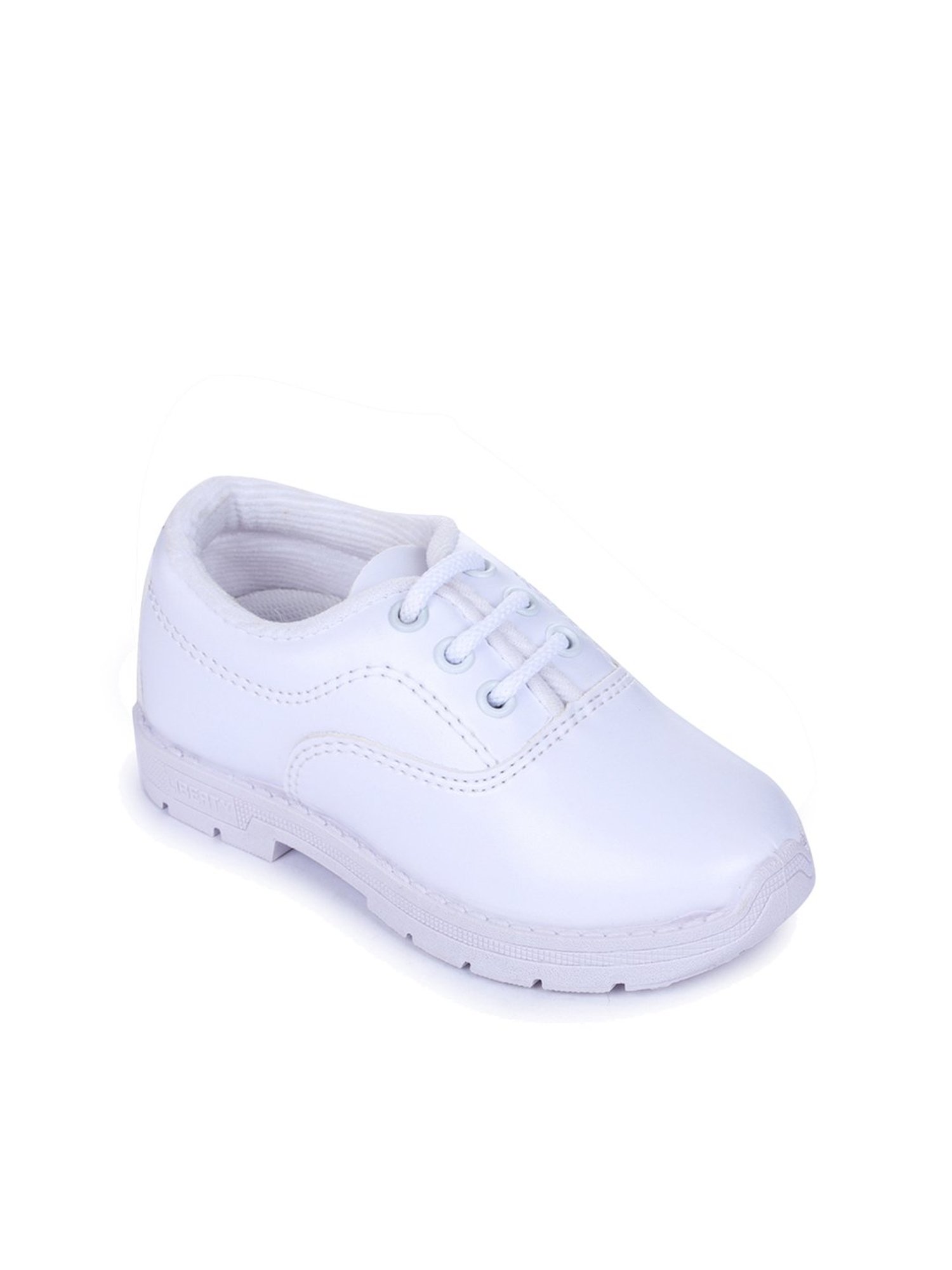Prefect By Liberty Kids White School Shoes