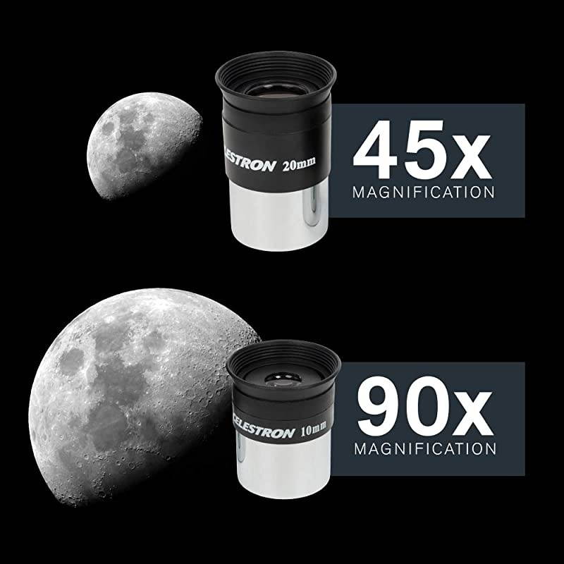 AstroMaster 70EQ Refractor Telescope &ndash; Refractor Telescope for Beginners - Fully-Coated Glass Optics - Adjustable-Height Tripod - BONUS Astronomy Software Package