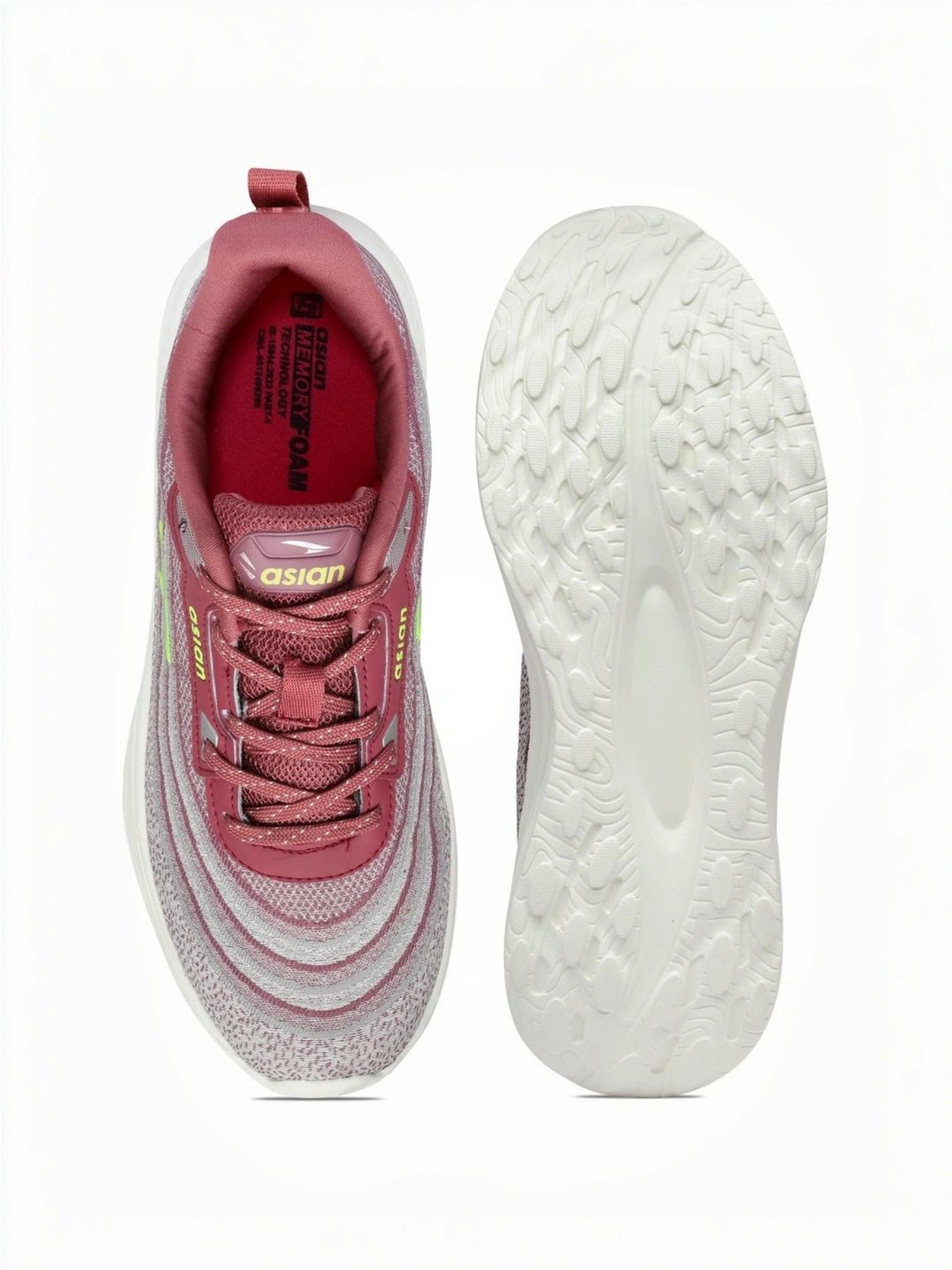 Asian Women's Mauve Running Shoes