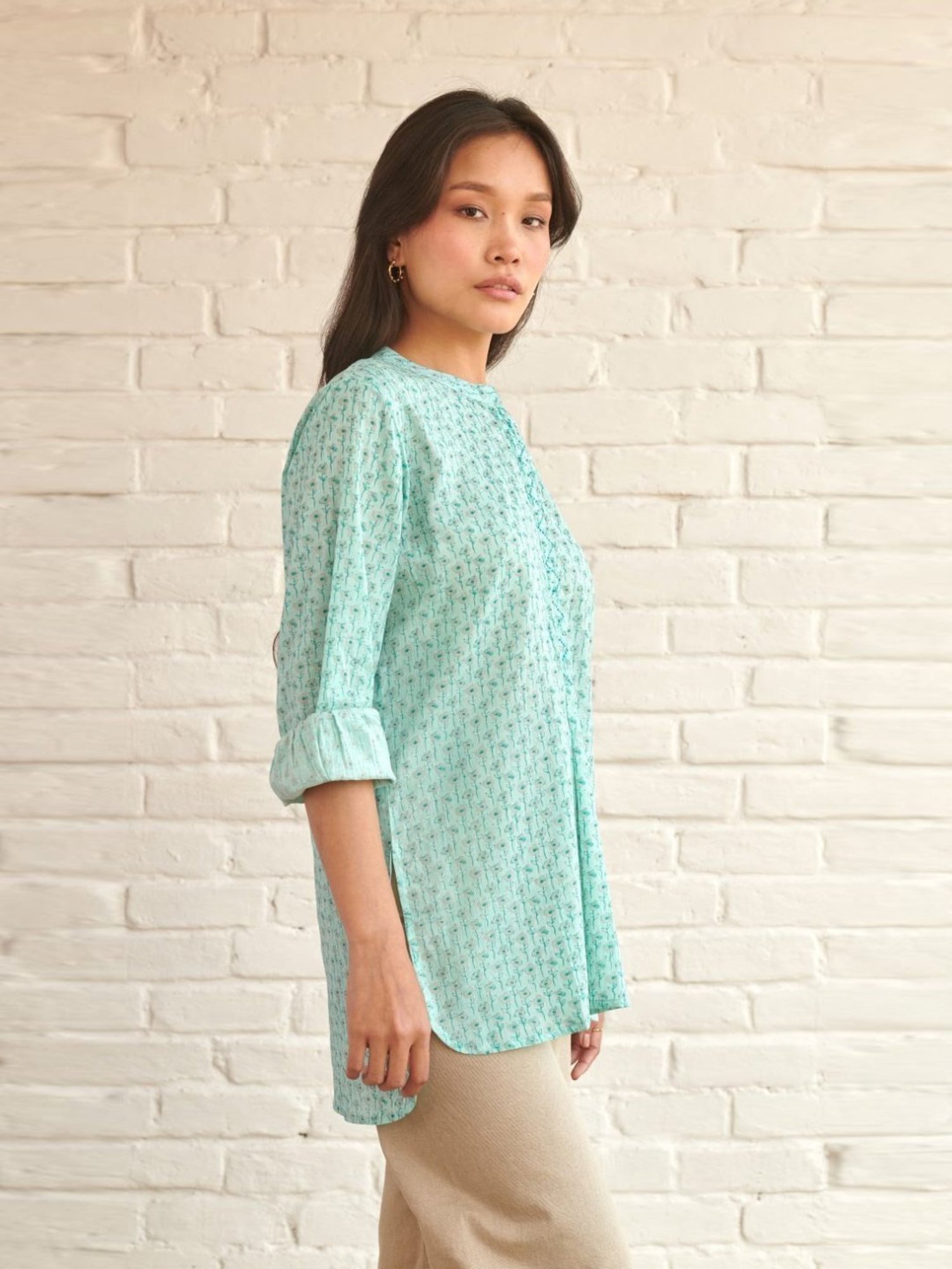 Prakriti Jaipur Blue Iris Shirt