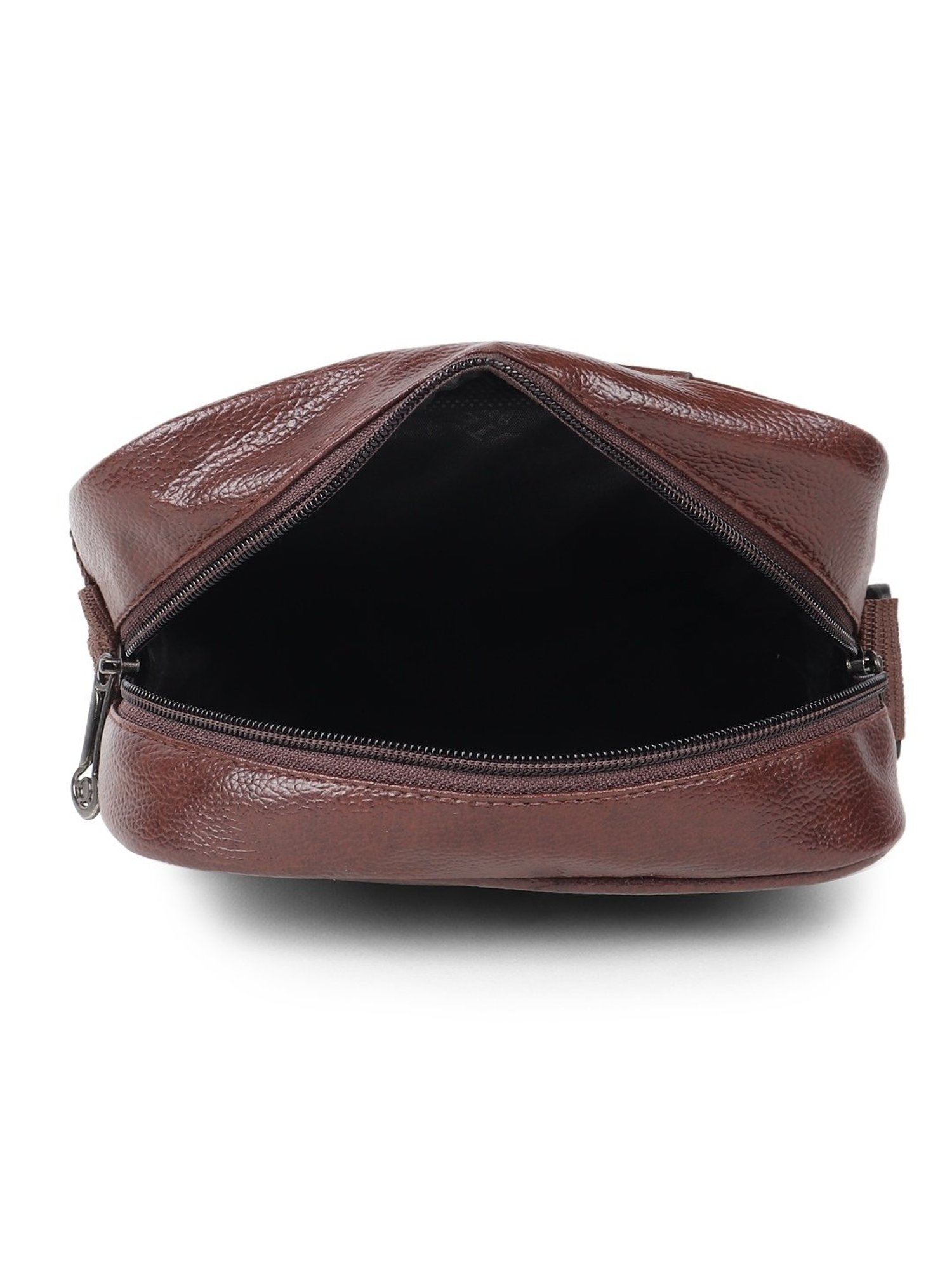 Apsis Brown Textured Large Cross Body Bag