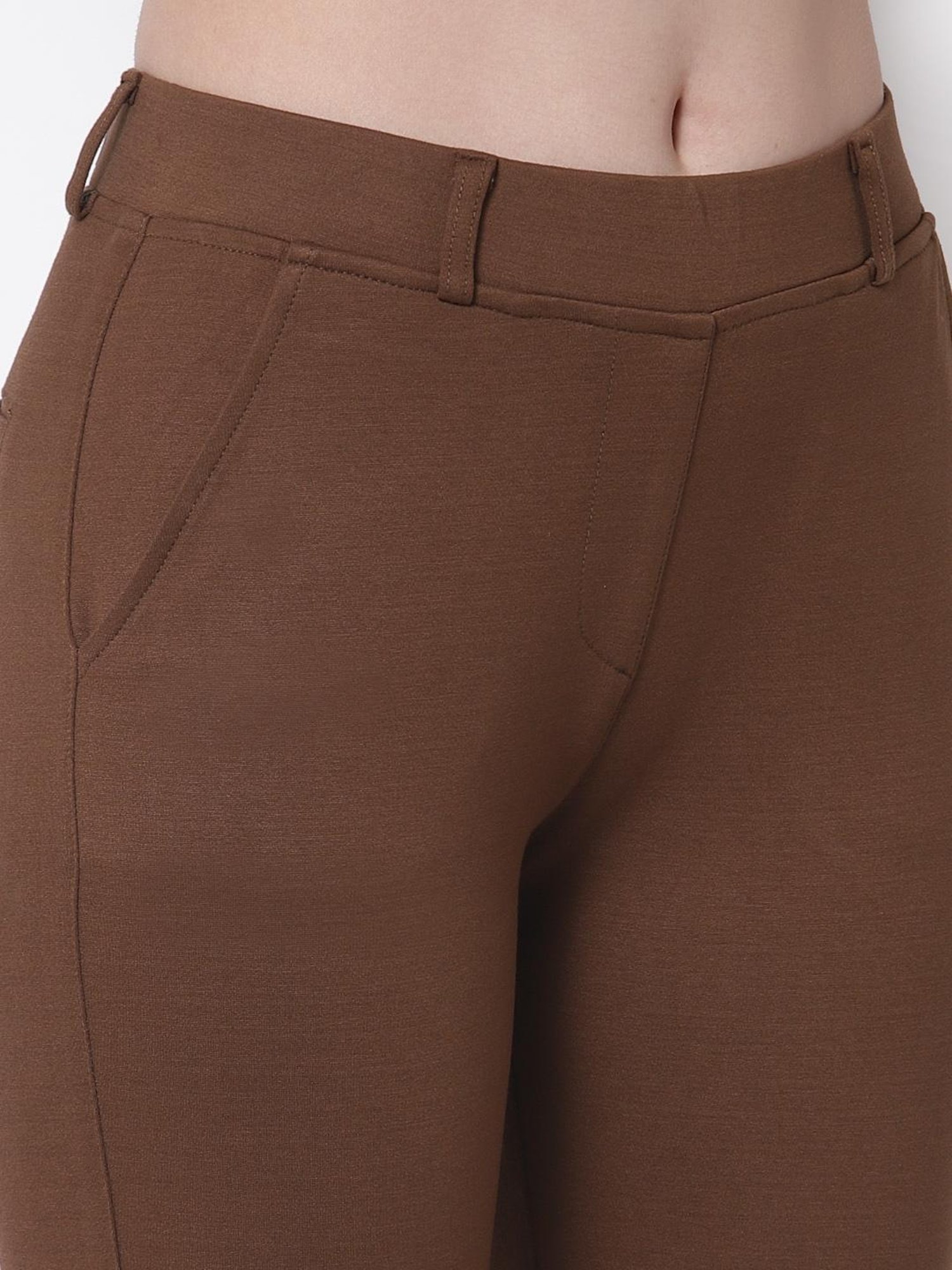 Westwood Brown Slim Fit Jeggings