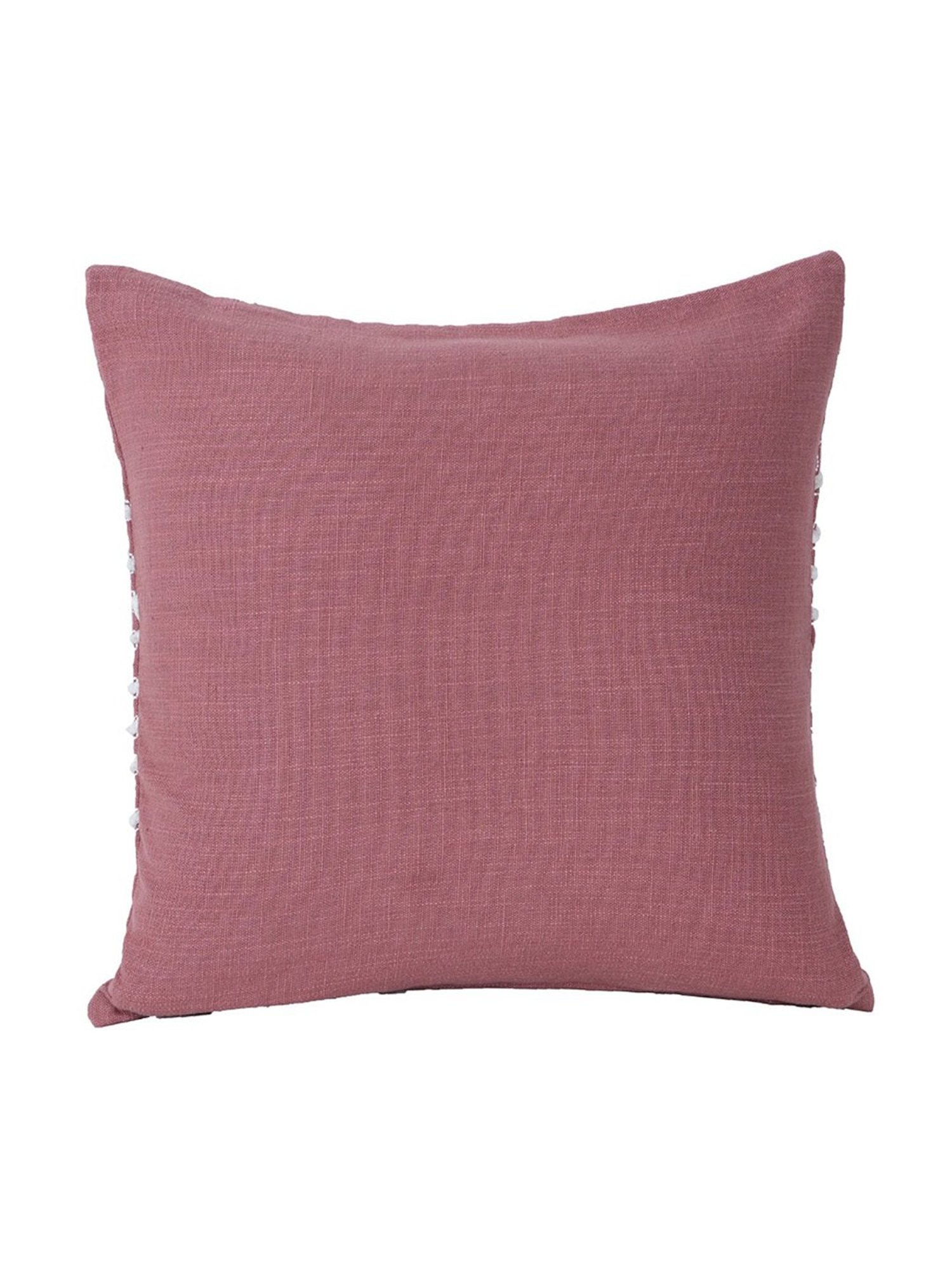 Maspar Tranquil Essence Alligator Reflect Embroidery Peach Cotton 50 L x 50 W cm Cushion Cover