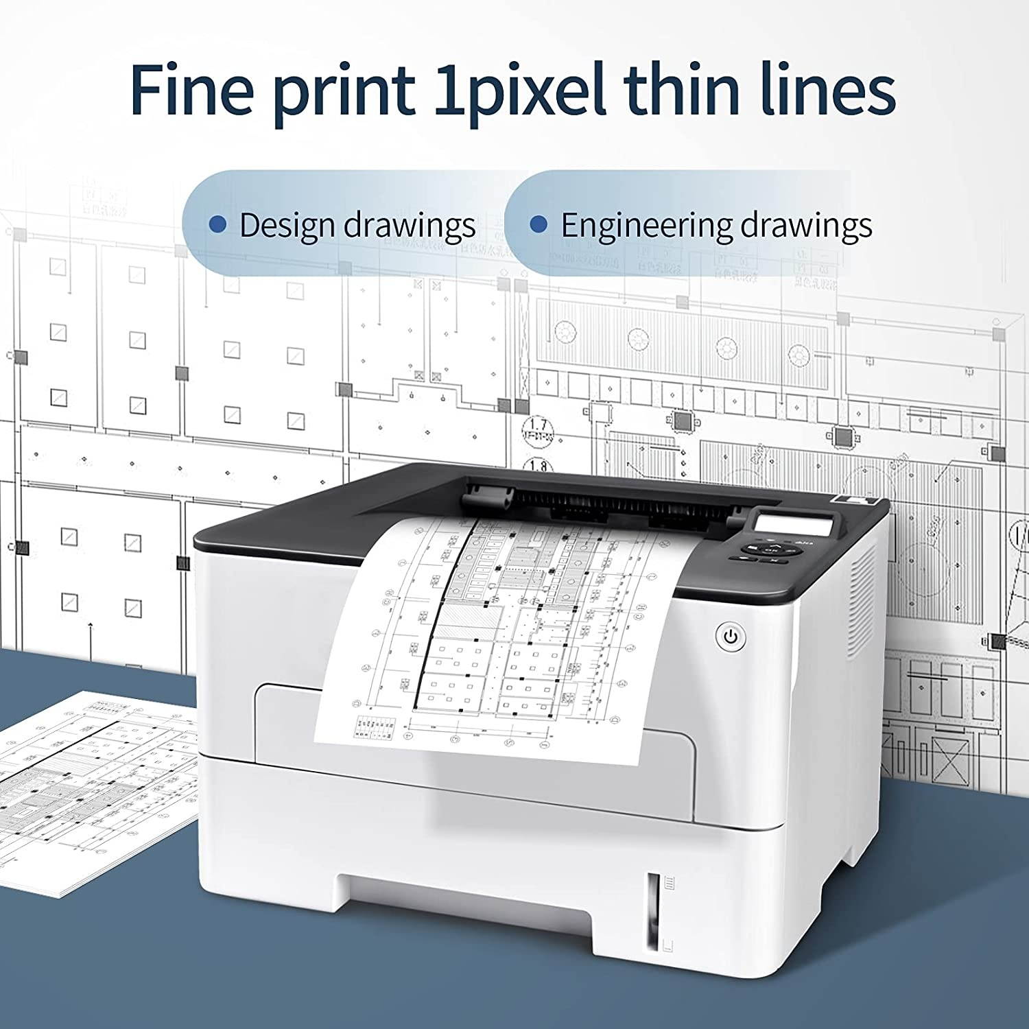 Pantum Compact Monochrome Laser Printer, Wireless Printing, Duplex Two-Sided Printing, M118DW