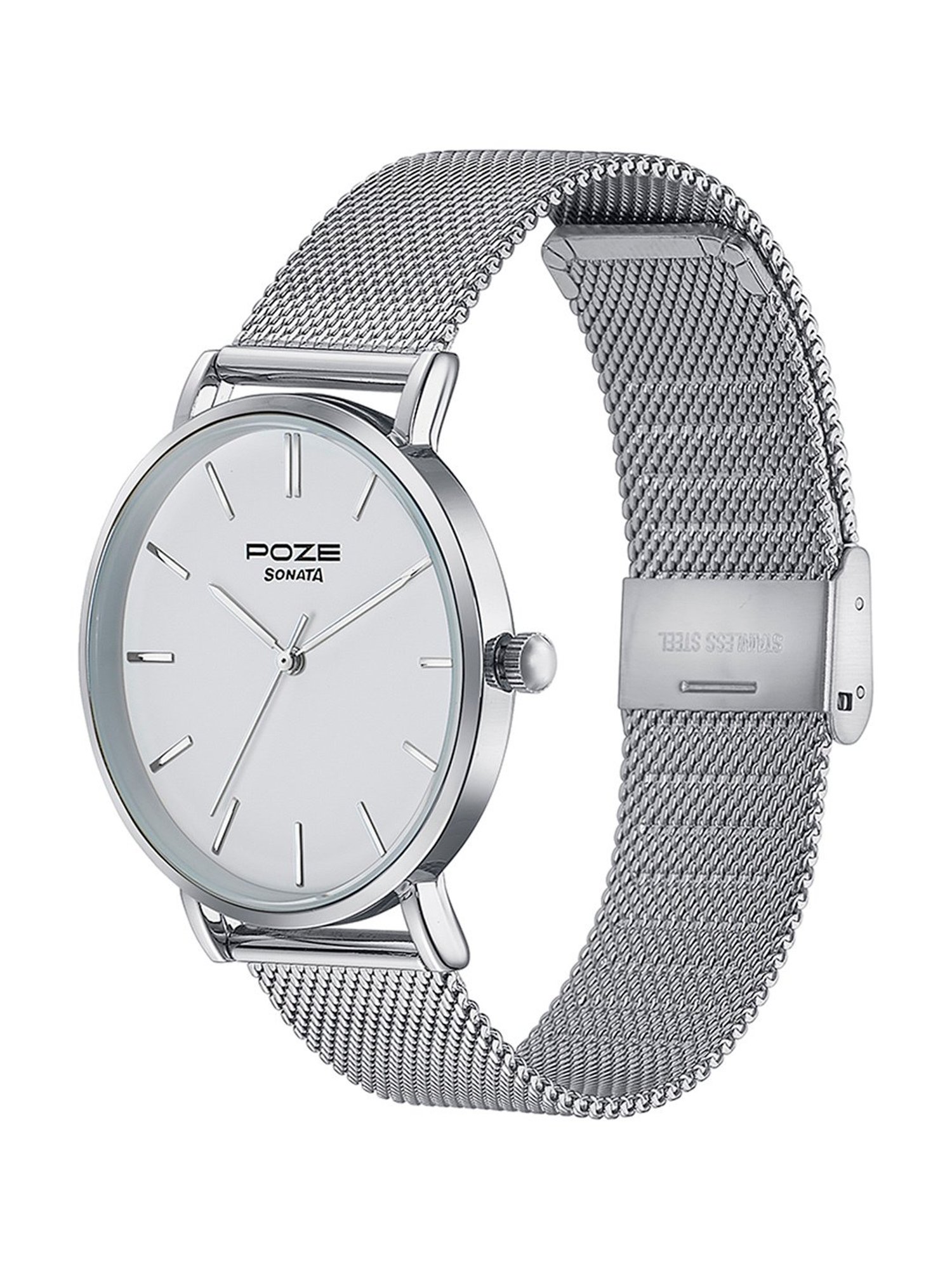 Sonata Poze SP70034SM02W Sonata Poze 3.0 Analog Watch For Men